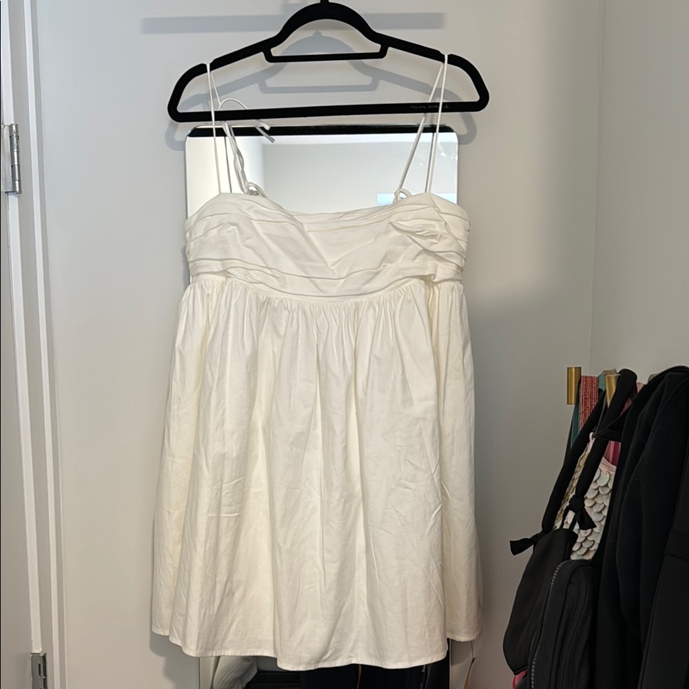 White Spaghetti Strap Dress
